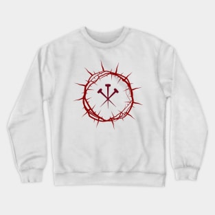 Crown of Thorns with Nails Crewneck Sweatshirt